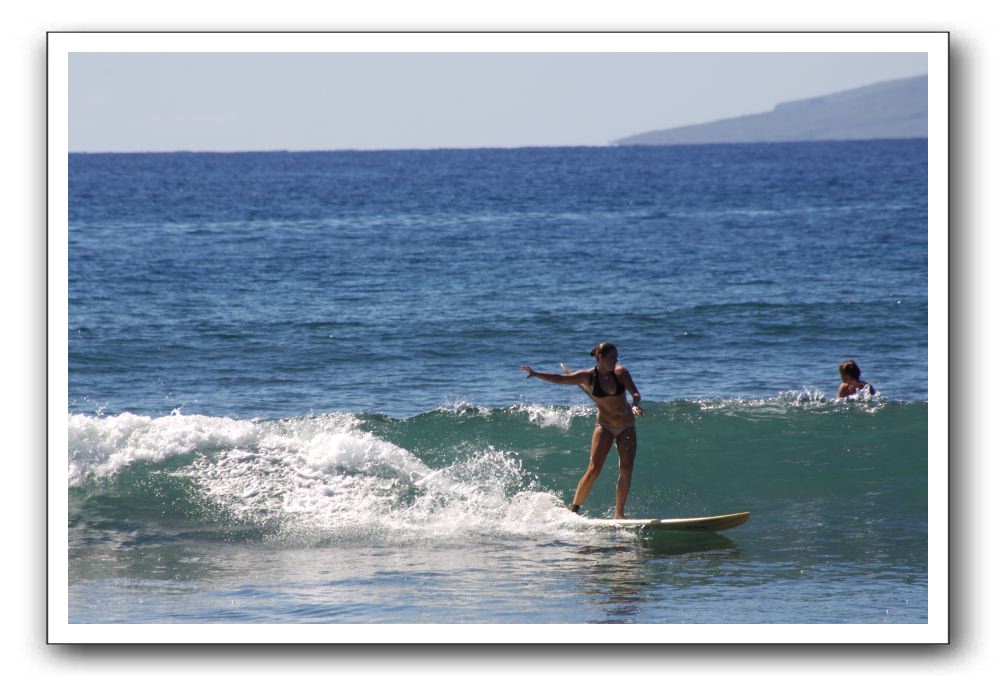 Gliders, Sand, and Surfers in Maui - 210