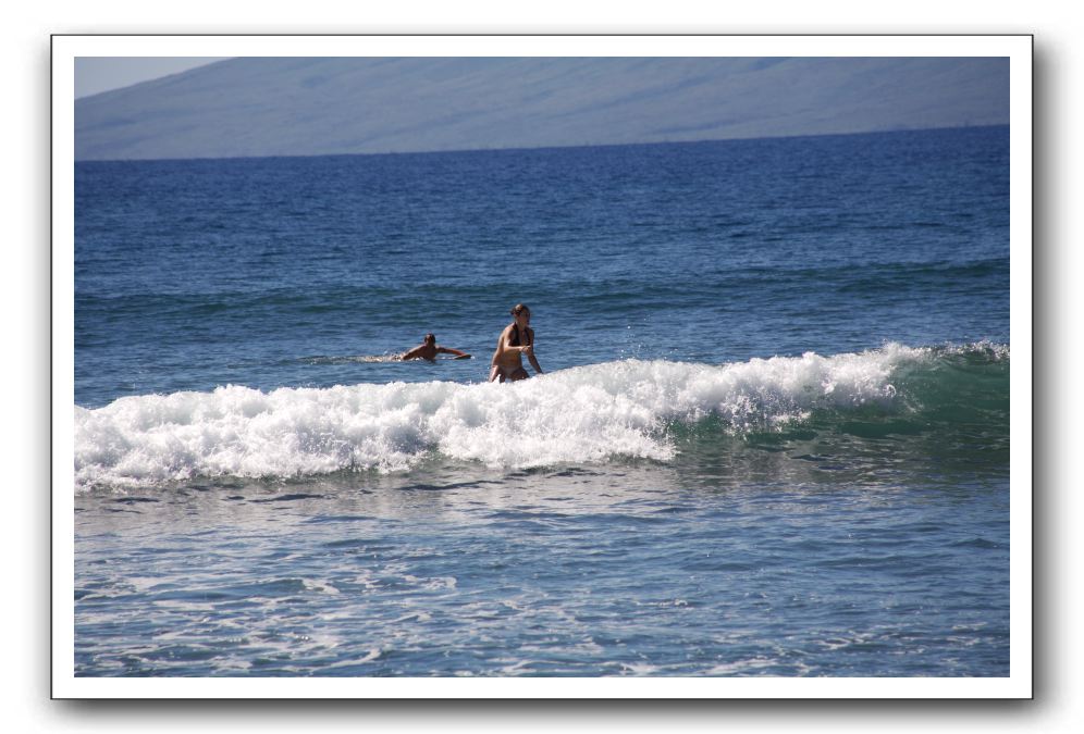 Gliders, Sand, and Surfers in Maui - 217