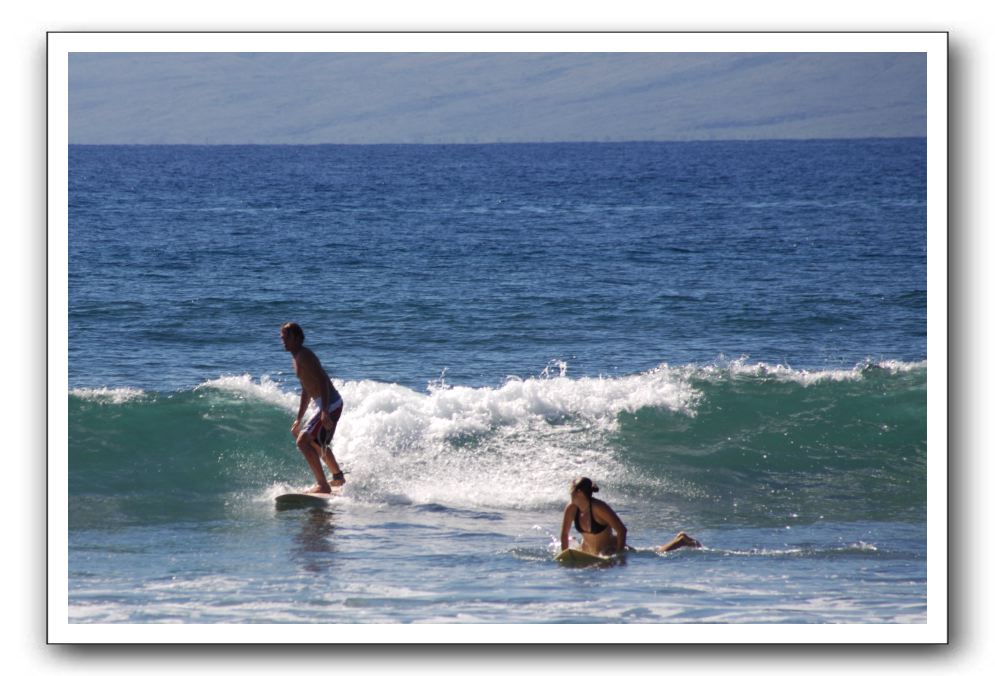 Gliders, Sand, and Surfers in Maui - 221