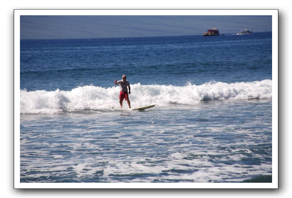 Gliders, Sand, and Surfers in Maui - 243