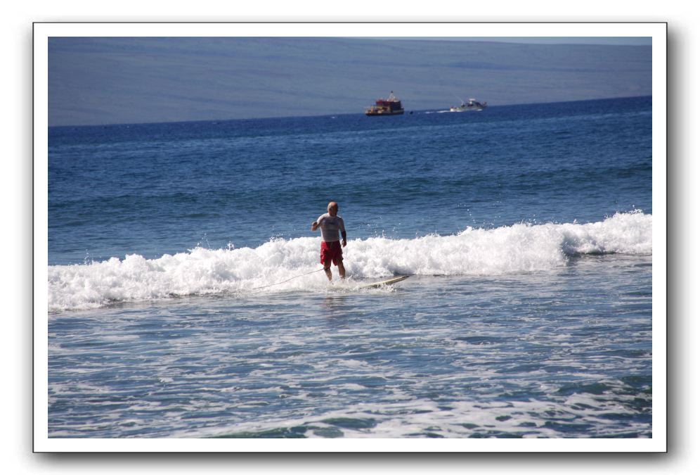 Gliders, Sand, and Surfers in Maui - 245