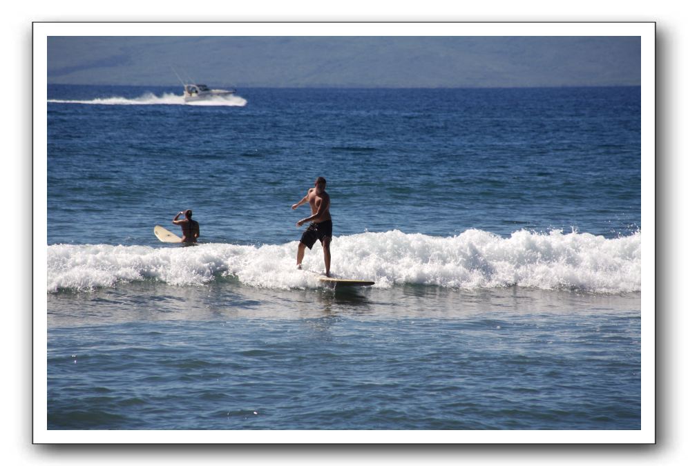 Gliders, Sand, and Surfers in Maui - 315
