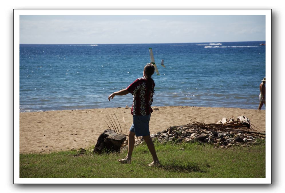 Gliders, Sand, and Surfers in Maui - 044