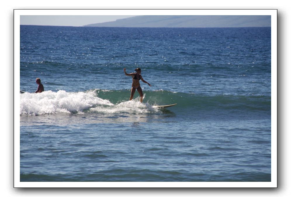 Gliders, Sand, and Surfers in Maui - 341