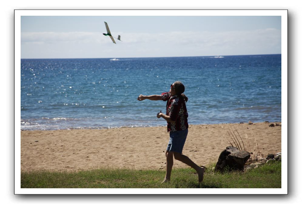 Gliders, Sand, and Surfers in Maui - 047