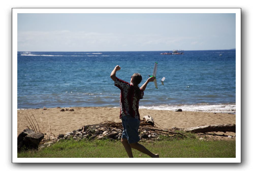 Gliders, Sand, and Surfers in Maui - 049