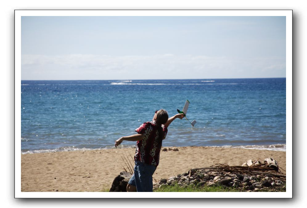 Gliders, Sand, and Surfers in Maui - 051