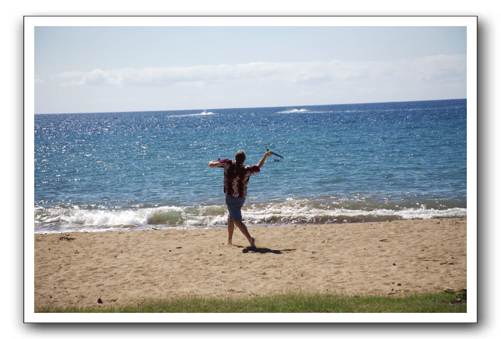 Gliders, Sand, and Surfers in Maui - 057