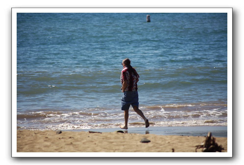 Gliders, Sand, and Surfers in Maui - 069