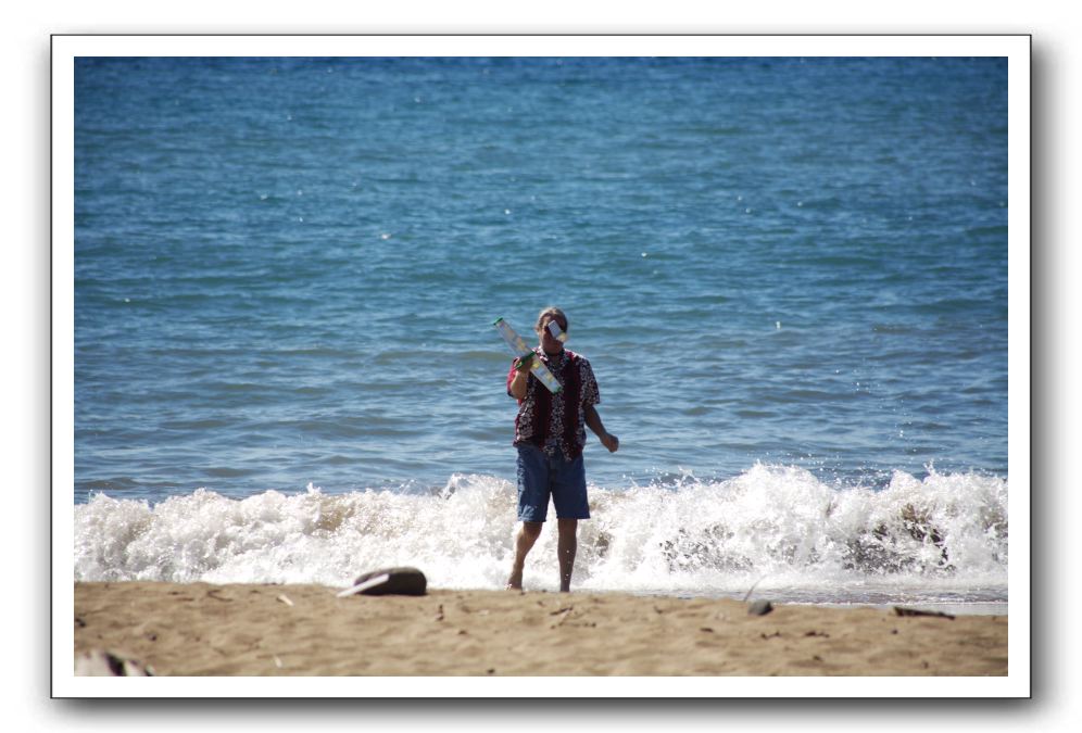 Gliders, Sand, and Surfers in Maui - 073