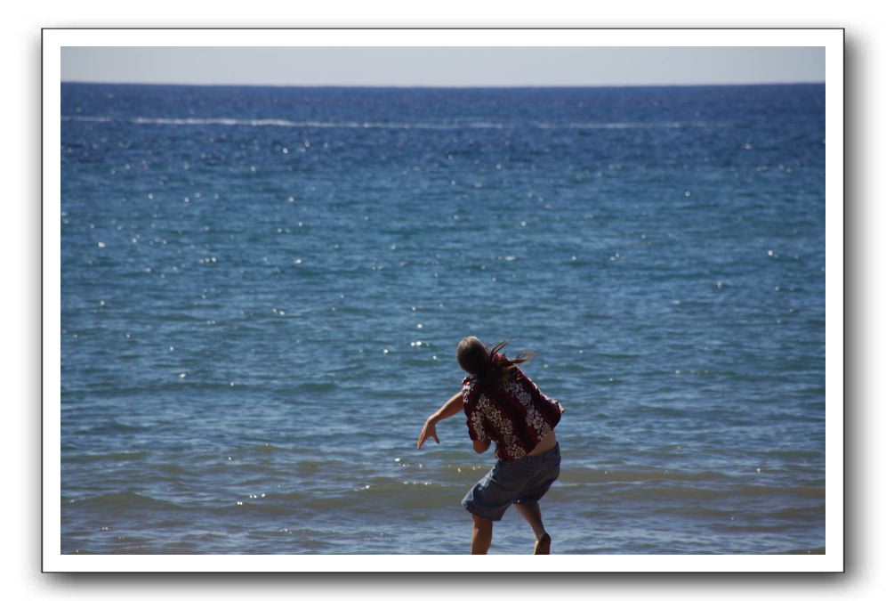 Gliders, Sand, and Surfers in Maui - 078