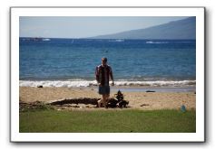 Gliders, Sand, and Surfers in Maui - 042