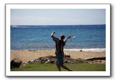 Gliders, Sand, and Surfers in Maui - 049