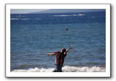 Gliders, Sand, and Surfers in Maui - 074