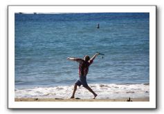 Gliders, Sand, and Surfers in Maui - 083